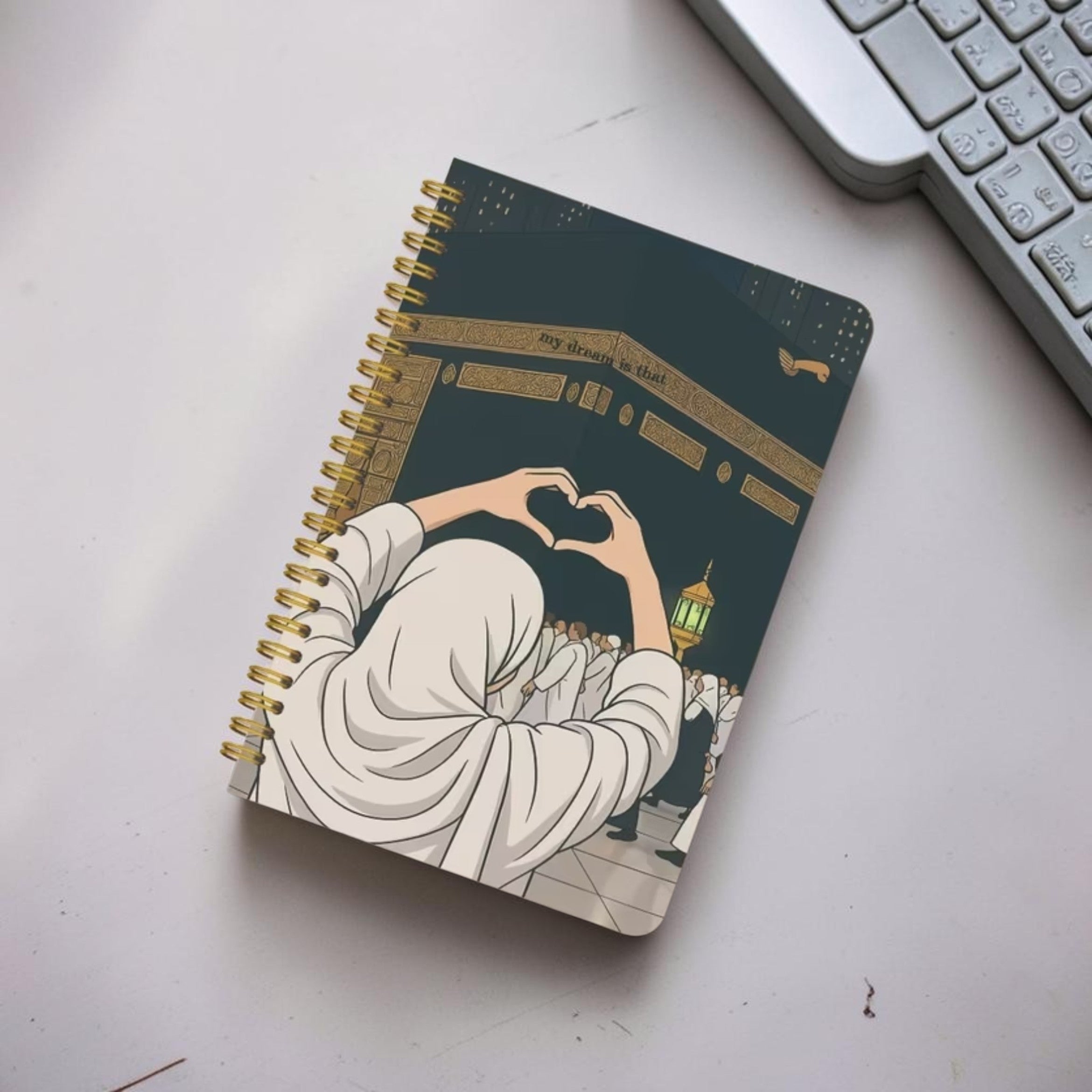 Kaaba Design Spiralnotizbuch