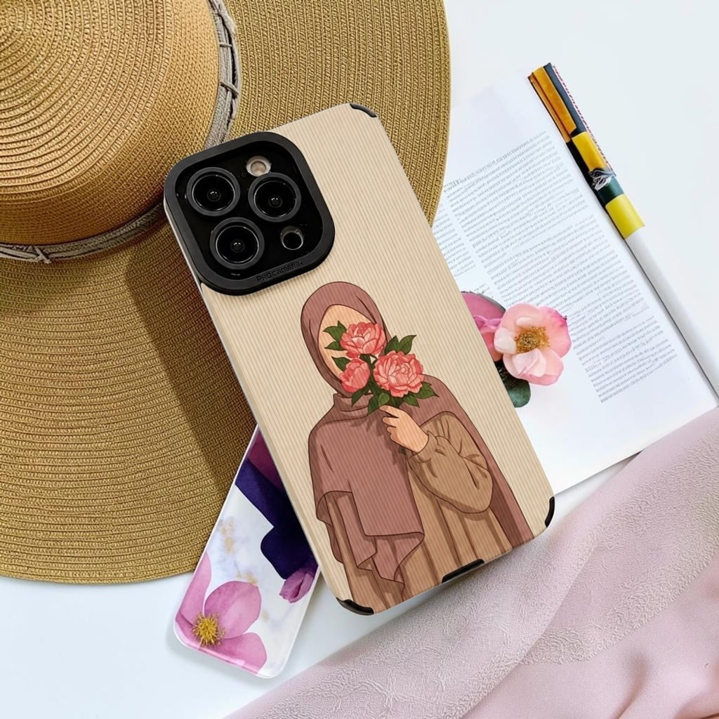 Aesthetic Hijab Handyhülle „Flower Bloom“